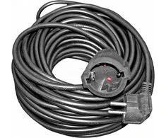Besk Prailginimo laidas 50m 3x1,0mm² su įžeminimu Juodas