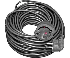 Besk Prailgintuvas 20m 3x1,0mm² su įžeminimu juodas