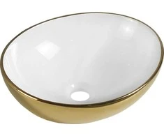 Praustuvas Mexen Elza, Baltas/Gold