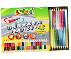 "Premium Kolori" dvipusiai 48 spalvų pieštukai Penmate