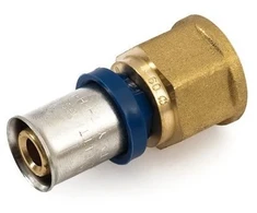 Presuojama alkūnė GENERAL FITTINGS, DN18 x 1/2, išorinis sr.