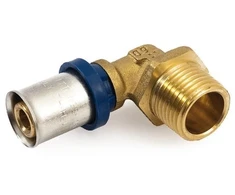 GF Presuojama alkūnė GENERAL FITTINGS, DN20 x 1/2, išorinis sr.
