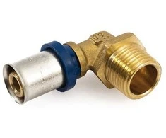 Presuojama alkūnė GENERAL FITTINGS, DN26 x 3/4, išorinis sr.