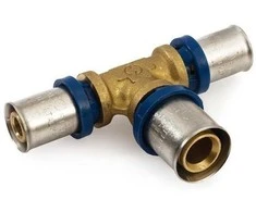 Presuojamas redukcinis trišakis GENERAL FITTINGS, DN20 x 18 x 18