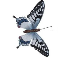 Prie sienos tvirtinamas sodo dekoras Drugelis 35x24cm