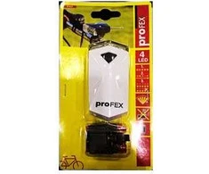 Priekinis dvirač.žibintas Profex 4 LED baltas