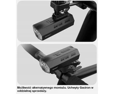 PRIEKINIS LEMPAS GACIRON RAPTOR 3000 LUM USB 10000 MAH