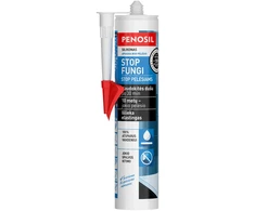 Priešpelėsinis silikoninis hermetikas PENOSIL Stop Fungi, baltas, 310 ml