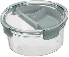 Priešpiečių dėžutė Lyon To-Go Plast Team 206x156x87mm/1.5L permat./pilkai žalia