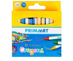 Prima Art Vaško pieštukai 24 spalvos