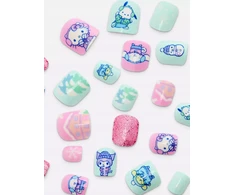 Primark Dirbtiniai nagai vaikams Hello Kitty Cinnamoroll 24 vnt. Žiema