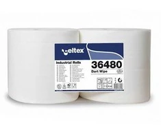Prime Pramoninis valymo popierius Dart Wipe Celtex 168m/800lap./2-sluoksnis/2vnt. baltas