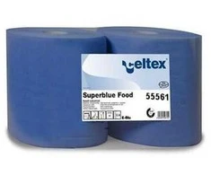 Prime Pramoninis valymo popierius Wiper XL Celtex 360m/1000lap./2-sluoksnis/2vnt. mėlynas