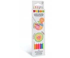 Primo 6 fluo spalvoti Minabella pieštukai