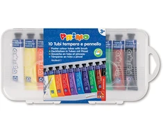 Primo Aliuminio tūbelė, PP dėžutė, 10 spalvų 18 ml