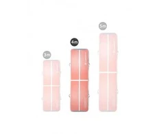 Pripučiamas mankštos kilimėlis inSPORTline Airstunt 400 x 100 x 10 cm Coral Rožinė