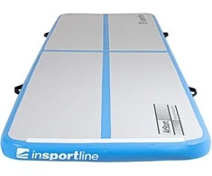 Pripučiamas mankštos kilimėlis inSPORTline Airstunt 400 x 100 x 10 cm, baltas