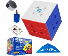PROFESJONALNA KOSTKA 3x3 MAGNETYCZNA MOYU RS3M V5 + PODSTAWKA ALGORYTMY