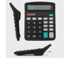 Profi Id KALKULATOR BIUROWY SZKOLNY JUODA DUŻY LCD DUŻE CYFRY 12-CYFROWY KK-837B V6