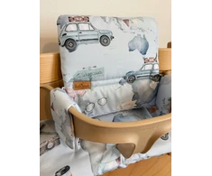 PROMOTION vandeniui atsparios pagalvėlės Stokke Tripp Trapp 2in1 mėlynos spalvos automobiliams
