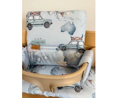 PROMOTION vandeniui atsparios pagalvėlės Stokke Tripp Trapp 2in1 mėlynos spalvos automobiliams