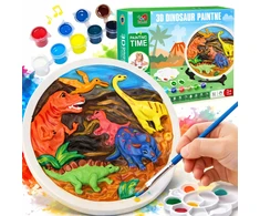 Pronice GIPS PAGRINDAS DAŽYTI DINOZAURUS LITTLE ARTIST DAŽAI + PRIEDAI