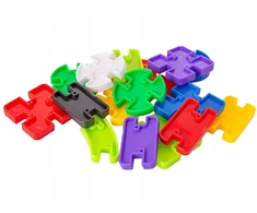 Pronice KŪRYBINGI 3D KONSTRUKCINIAI KLUOKLIAI VAIKAMS LITTLE GENIUS DIY SET 300 EL