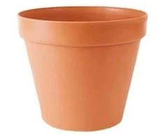 Prosperplast Dekoratyvinis gėlių vazonas Glinka 17cm terakotos sp.