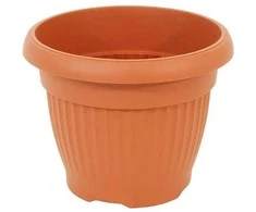Prosperplast Dekoratyvinis gėlių vazonas Terra D25cm/H19.5cm terakotos sp.