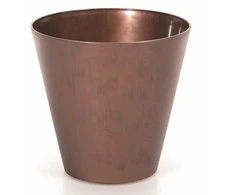 Prosperplast Dekoratyvinis gėlių vazonas Tubus Corten Ø25cm H23.3cm plastik./bronzos sp.