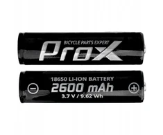 PROX 18650 2600mAh Li-Ion Akumuliatorius - Aukštos Kokybės Profesionaliems Žibintams