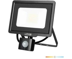 Bikuvalt 50W LED prožektorius MHC, juodas, 4000K, su judesio davikliu
