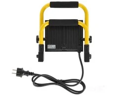 Bikuvalt 50W LED prožektorius su stovu TIGRA, juodos/geltonos sp., 4000K, IP54