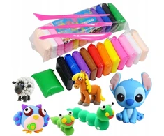 Przydasie.pl PLASTICINE PUTO POLIMERAS MOLIS 12 vnt
