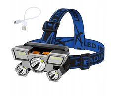 Przydasiepl PRIEKINIS LEMPAS 5 x LED PRIEKINIS LEMPAS GALINGAS XPE USB BATERIJA