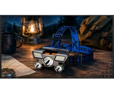 Przydasiepl PRIEKINIS LEMPAS 5 x LED PRIEKINIS LEMPAS GALINGAS XPE USB BATERIJA