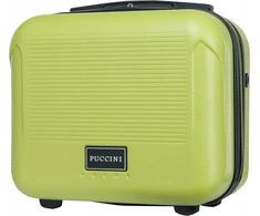 Puccini Corfu kelioninis kosmetikos dėklas, Abs, 15l, limetės spalvos