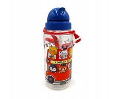 Puckator Vaikams skirtas gertuvė su šiaudeliu ir dirželiu, 450ml