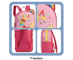 Punta Peppa Pig vaikiška mokyklinė kuprinė, rožinė, 6L