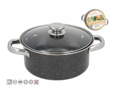 Kitchengo Bikuvalt Puodas CRIS GRANITE 22cm 3.2L Nepridegantis