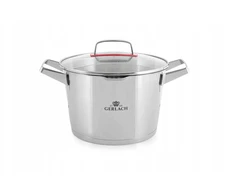 Puodas GERLACH SUPERIOR 5,5 l su dangteliu 24 cm / nerūdijantis plienas