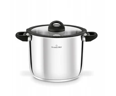PUODAS INDUKCINIS Aukštas plieno DIDELIS ĮTEMPIMAS Starke Pro Sante 8.5L 24cm