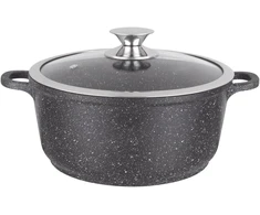 Puodas Kamberg 32 cm odlew aluminiowy danga kamienna indukcija bez PFOA