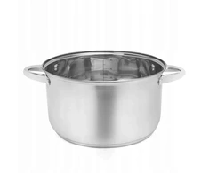 PUODAS su DANČIU plieniniu TRADITIONAL indukcinėmis DUJOS Tadar Cori 24 cm 6 l
