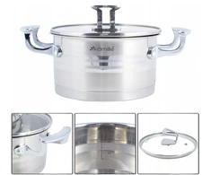 Puodas su dangčiu 4,4 l INDUCTION GAS KAMILLE