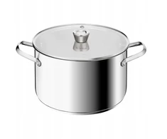 Puodas su dangčiu TEFAL Emotion+ E3366355 26cm 7,7L indukcinis maitinimas