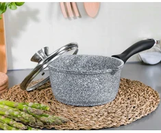 Puodas su dangteliu 1,3L Marmurinis 16cm ZILNER