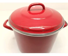 Puodas su dangteliu, BK Holland Indigo Pot, raudonas, 8,7 l (DEFEKTAS)
