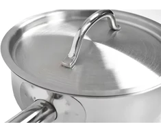 Puodas su dangteliu, indukcinis 8L, nerūdijantis plienas, 26 cm Mega-M