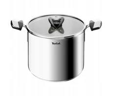 Puodas su dangteliu TEFAL Emotion+ E3286145 22cm 6.8L indukcinis bigos plienui